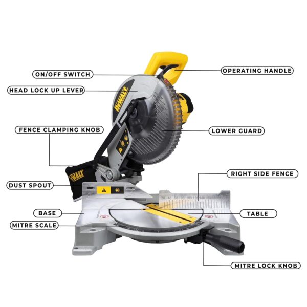Miter Saw |Model: DW714-IN - Image 11