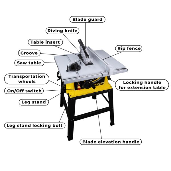 Table Saw |Model:  SST1801 - Image 9