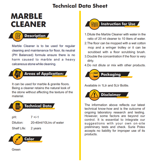 Marble Cleaner Surie Polex - Image 4