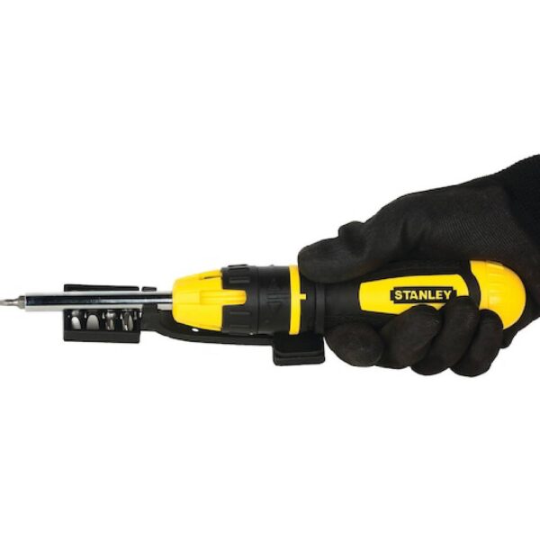 10 Pc Multibit Ratcheting Screwdriver Model No: STHT68010-8 - Image 4