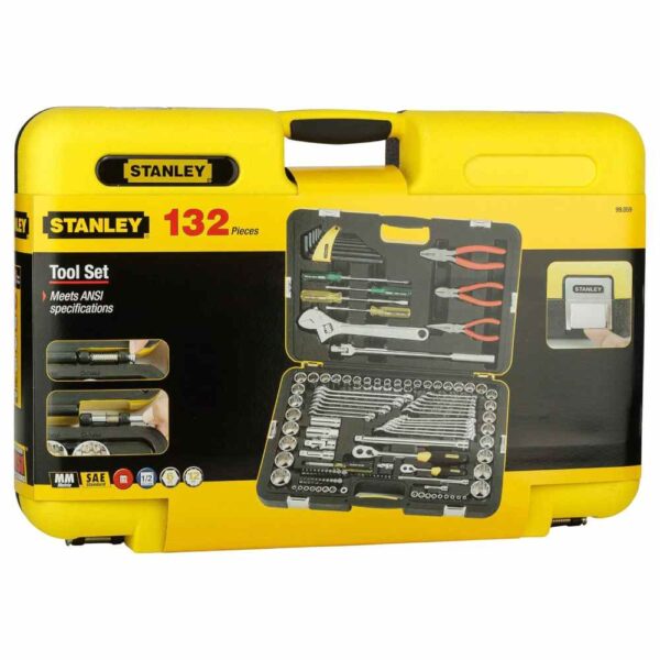 132pc Metric & A/f Tool Kit Model No: 99-059 - Image 6
