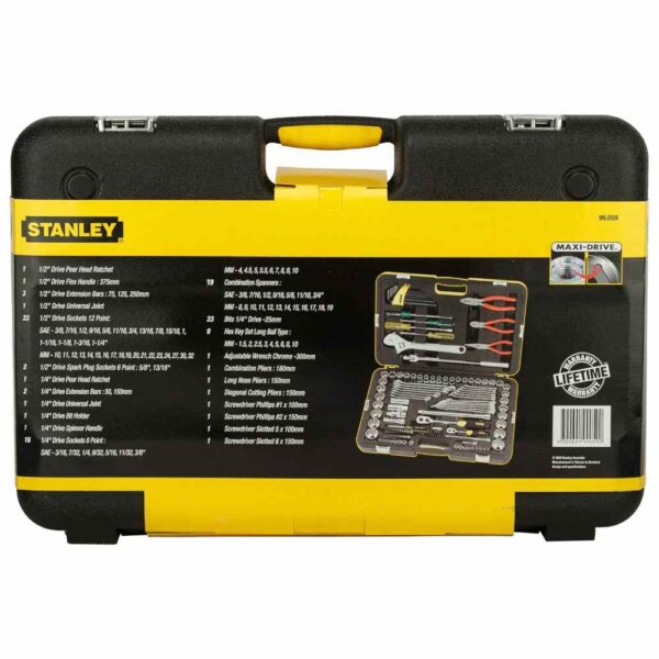 132pc Metric & A/f Tool Kit Model No: 99-059 - Image 9