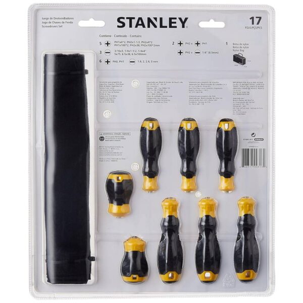 17pc Screwdriver Set Model No: STMT65616-LA - Image 5