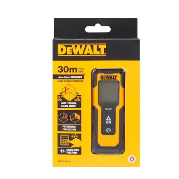 30m Laser Distance Measurer Model No: DWHT77100-XJ - Image 2