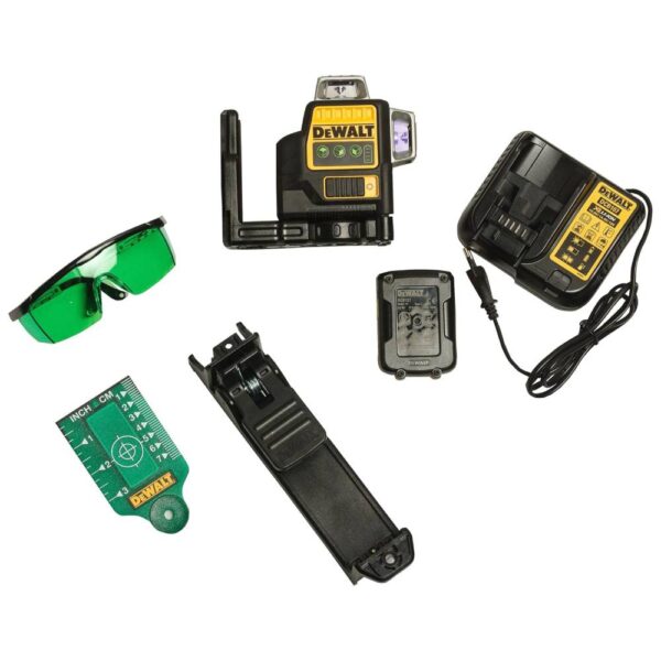 360° Multiline Line Laser 12v Model No: DCE089D1G-QW - Image 4