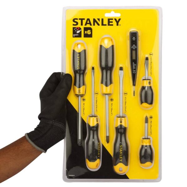 6pc C/grip Screwdriver Set Model No: STHT92002-8 - Image 2