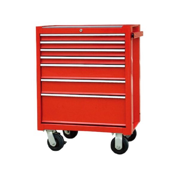 7 Drawer Roller Cabinet - Red Model No:  93-557L - Image 4