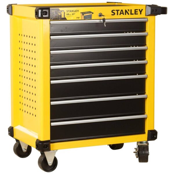 7 Drawer Roller Cabinet - Yellow Model No: STST74306-1 - Image 2