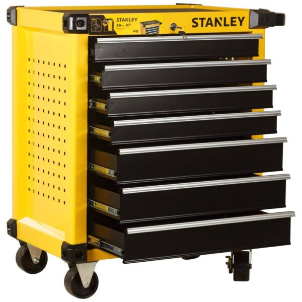 7 Drawer Roller Cabinet - Yellow Model No: STST74306-1 - Image 4