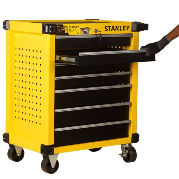 7 Drawer Roller Cabinet - Yellow Model No: STST74306-1 - Image 6