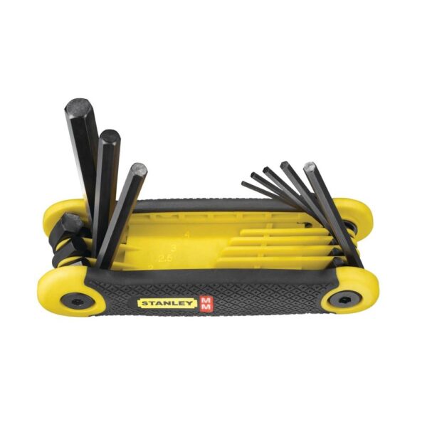 8 Pc Metric Folding Hex Key Set Model No: 2-69-264 - Image 6