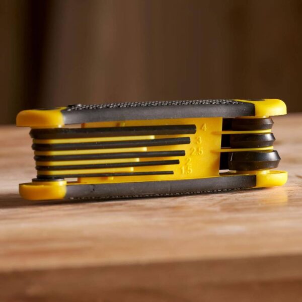 8 Pc Metric Folding Hex Key Set Model No: 2-69-264 - Image 3