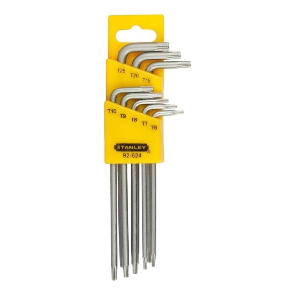 8pc Long Tamperproof Torx Hexkey Set Model No: 92-624 - Image 5