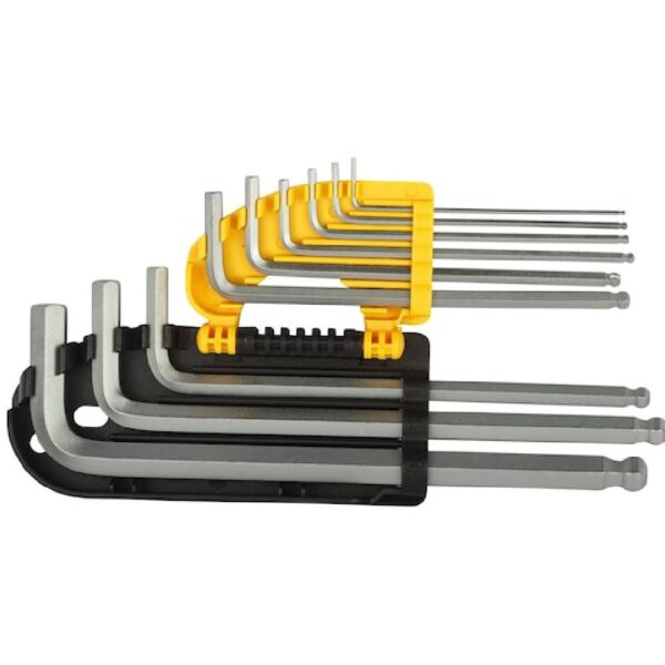9 Pc Long Spherical Head Hex Key Set - Metric Model No: STMT94162-8 - Image 2