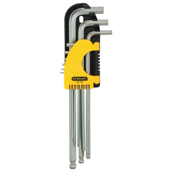 9pc Extra Long Ball Point Hex -metric Model No: 94-158 - Image 4
