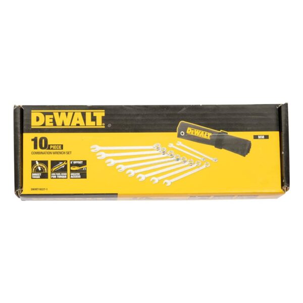 Combination Spanner Set Model No: DWMT19227-1 - Image 2