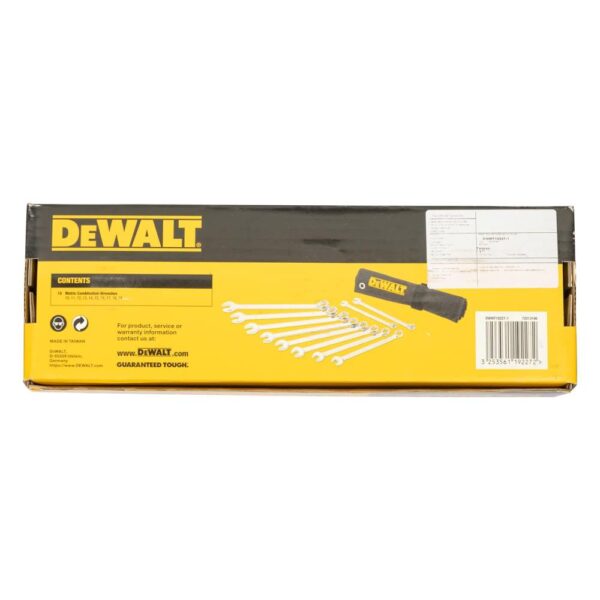 Combination Spanner Set Model No: DWMT19227-1 - Image 8