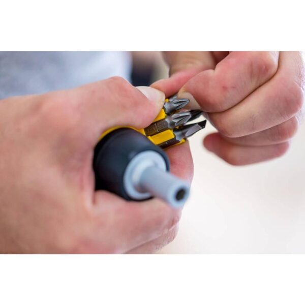 Multibit Stubby Ratcheting Screwdriver Model No: 0-66-358 - Image 3