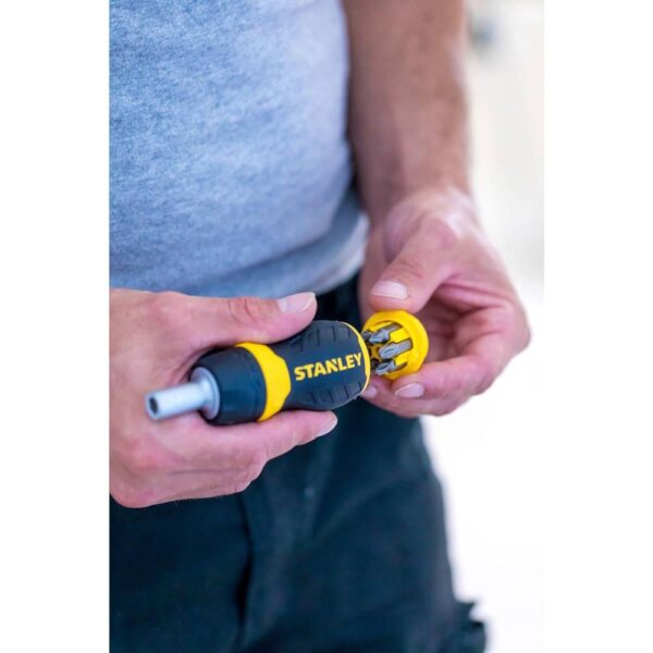 Multibit Stubby Ratcheting Screwdriver Model No: 0-66-358 - Image 7