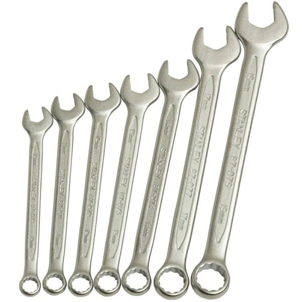 Slimline Combination Spanner Set Model No: 1-87-038 - Image 4