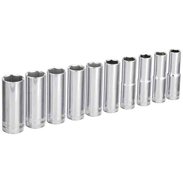 10pc 1/2" Deep Socket Set Model No:  DWMT73815-0 - Image 4