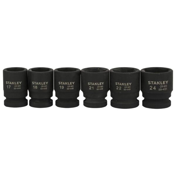 1/2" Drive Impact Socket Set Model No: STMT73916-8 - Image 4