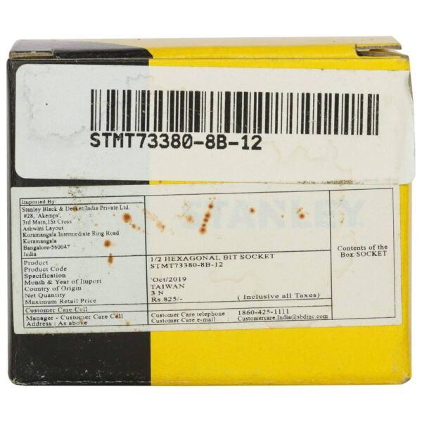 1/2" Hexagonal Bit Socket Model No: STMT73380-8B - Image 7