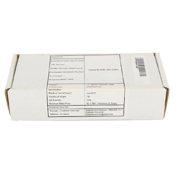 1/2" Impact Socket - Standard Model No: STMT89443-8B - Image 5