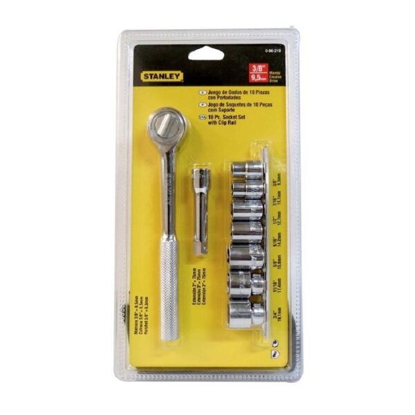 12dr 11pcs Pear Head Ratchet Set Metric Model No: STMT45501 - Image 3