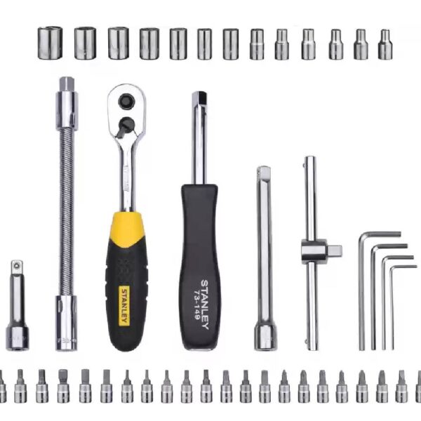 12dr 11pcs Pear Head Ratchet Set Metric Model No: STMT45501 - Image 6