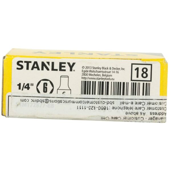 1/4" 6 Pt Standard Socket Model No: STMT72884-8B - Image 2