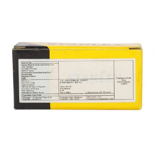 1/4" Drive Socket Accessories Model No: STMT86011-8B - Image 6