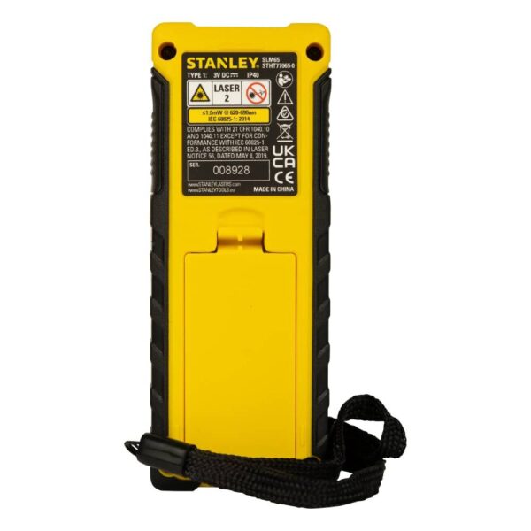 20m Laser Distance Measurer Model No: STHT77065-0 - Image 3