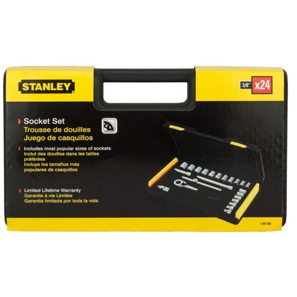 24pc 3/8 Sq Dr. 6pt Socket Set Metric Model No: 89-516 - Image 7
