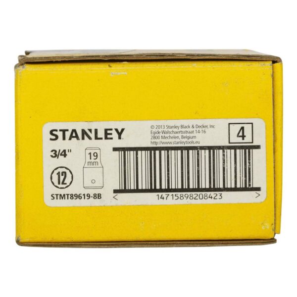 3/4" 12 Pt Socket Model No: STMT89619-8B - Image 7