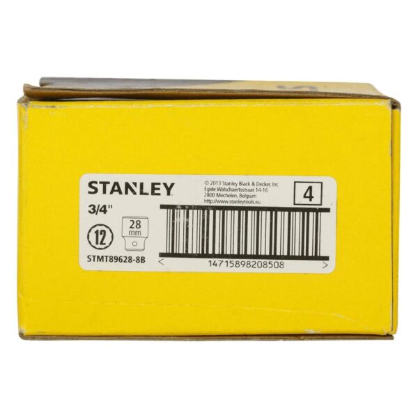 3/4" 12 Pt Socket Model No: STMT89628-8B - Image 7