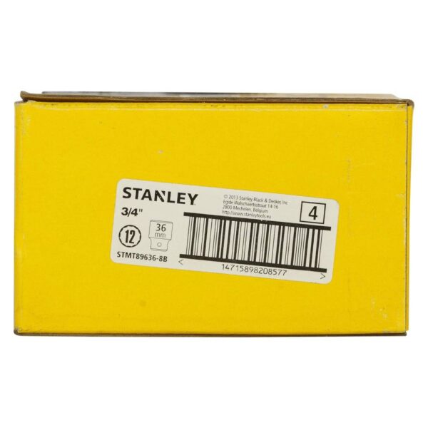 3/4" 12 Pt Socket Model No: STMT89636-8B - Image 6