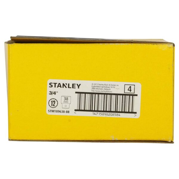 3/4" 12 Pt Socket Model No: STMT89638-8B - Image 7