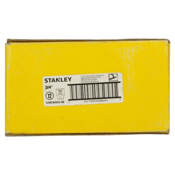 3/4" 12 Pt Socket Model No: STMT89650-8B - Image 7
