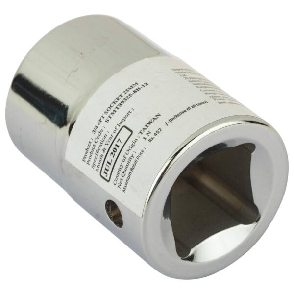 3/4" 6pt Socket Model No: STMT89325-8B - Image 3