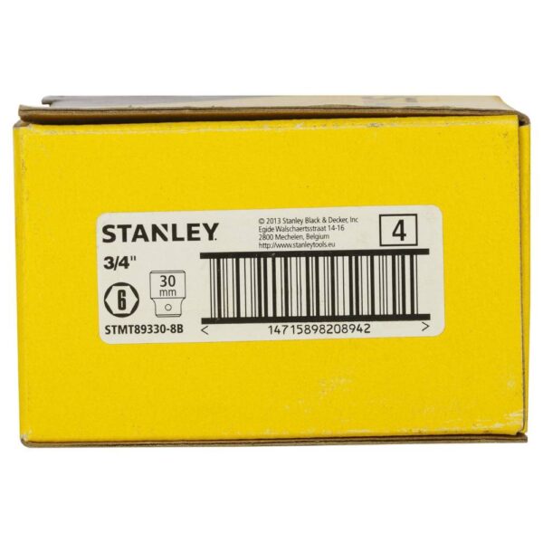 3/4" 6pt Socket Model No: STMT89330-8B - Image 7