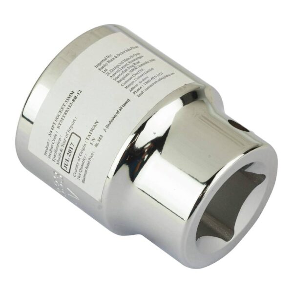 3/4" 6pt Socket Model No: STMT89334-8B - Image 4