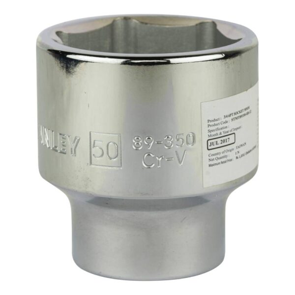 3/4" 6pt Socket Model No: STMT89350-8B - Image 4