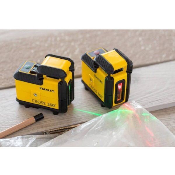 360° Cross Line Laser Level Model No: STHT77504-1 - Image 4