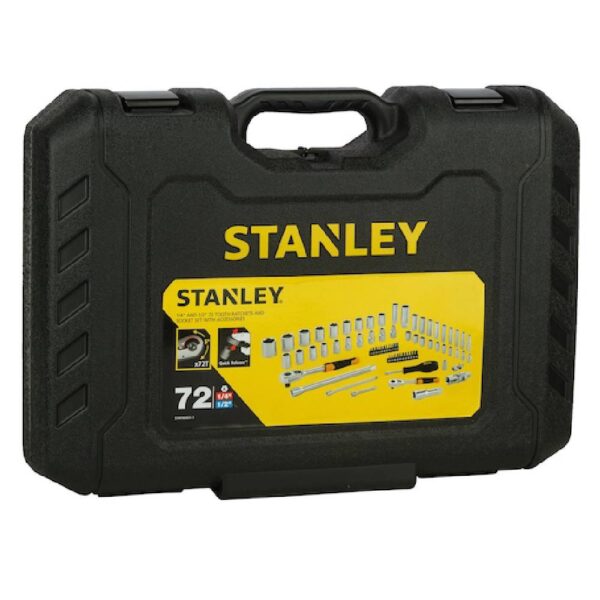 72 Pc 1/4"+1/2" Socket Set Model No: STMT82831-1-12 - Image 3