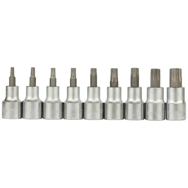 9 Pc 1/2" Dr Torx Bit Socket Set Model No: 89-098 - Image 7