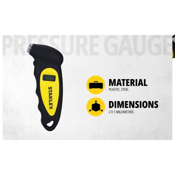 Digital Tyre Pressure Gauge Model No: STHT80874-0 - Image 7
