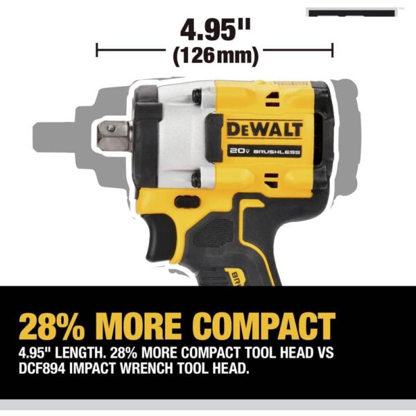 20v Max 1/2" Compact Impact Wr - Detent Model No: DCF922M2 - Image 2