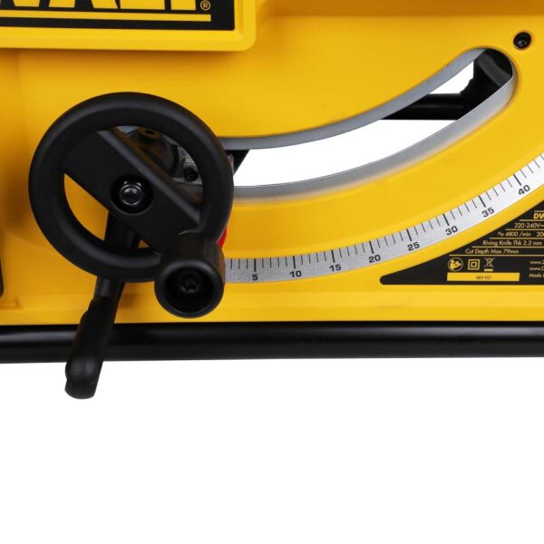 250mm 2000w Lightweight Table Saw Model No: DWE7492 - Image 3