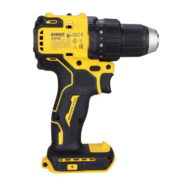 Brushless Bare Tool 18v Model No: DCD708N-XJ - Image 3
